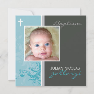 CUSTOM DESIGN :: Suzana Baptism Invite - posh 2SQ