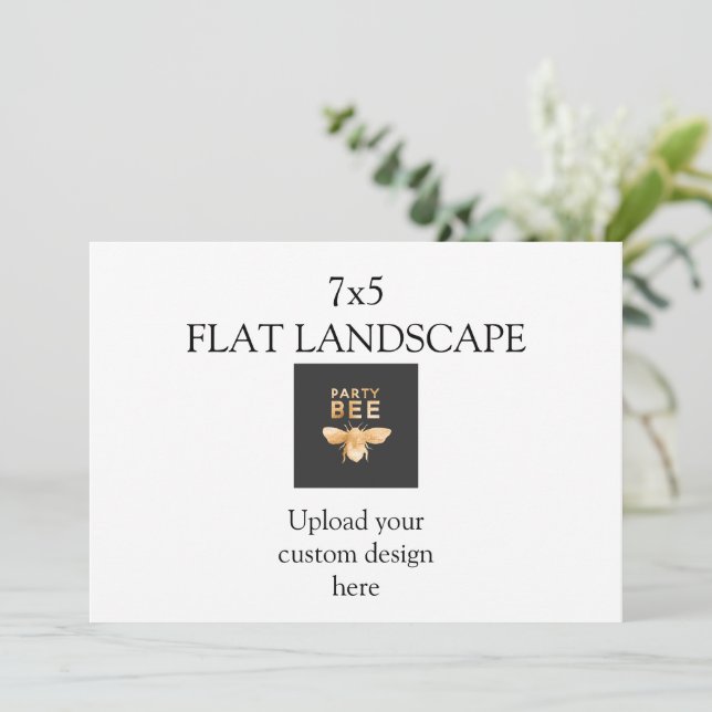 Custom Design Upload Invitation (Standing Front)