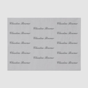 Custom Designer Name Product Tissue Paper