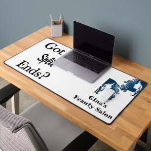 Custom Desk Mat for Salon Owner Got Split Ends?