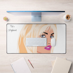 Custom Desk Mat for Salon Owners Stylist