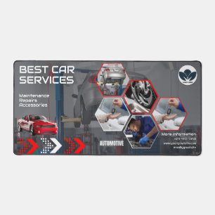 Custom Desk Mat – Photo Collage or Car Theme Pad