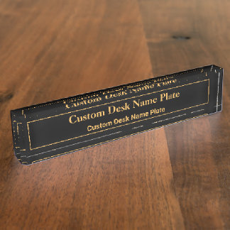 Custom Desk Name/Create your own/editable template Nameplate