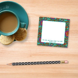 Custom Desk Stationery Floral Art Design Post-it Notes