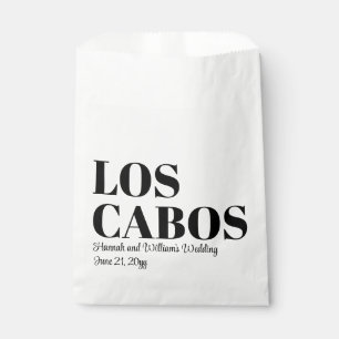 Custom Destination Wedding Welcome to Los Cabos Favour Bags