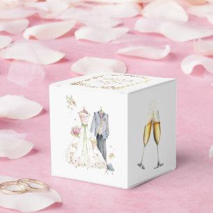 Custom details Bride & Groom No 2 Favour Box