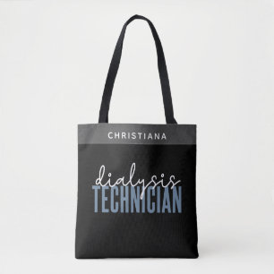 Custom Dialysis Technician Nephrology Tech Gifts Tote Bag