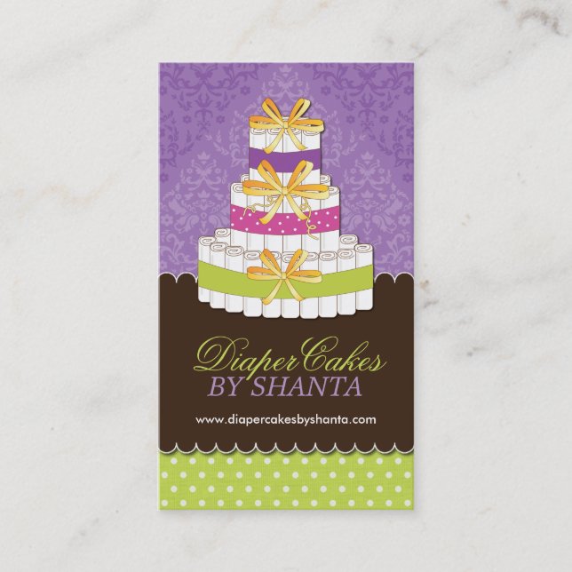Custom - Diaper Cakes Business Cards (Front)