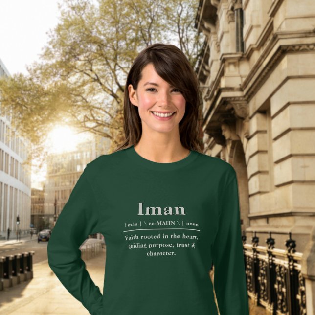 Custom Dictionary Name Long Sleeve T-Shirt (Creator Uploaded)