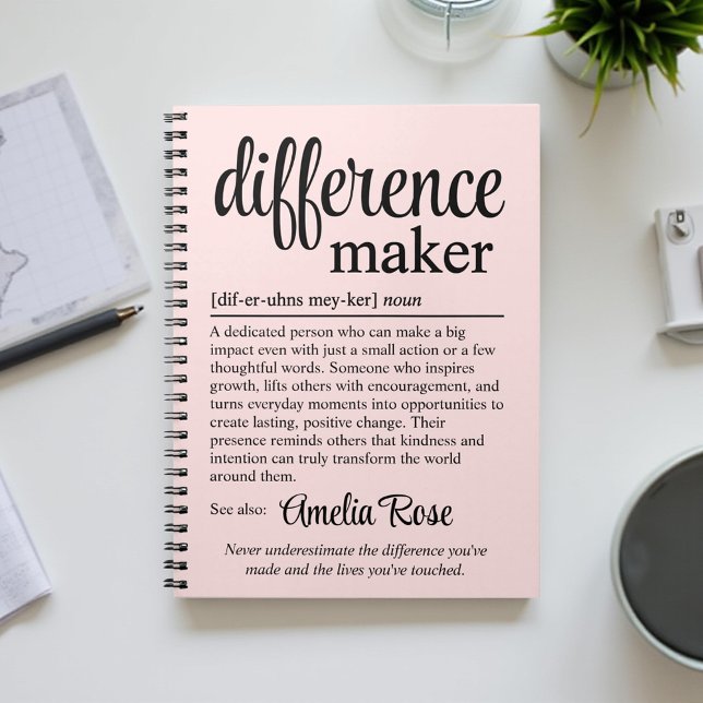 Custom Difference Maker Definition Appreciation Notebook (Creator Uploaded)