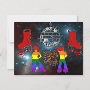 Custom Disco Fever Event Invitations