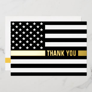 Custom Dispatchers Thin Gold Line Appreciation 