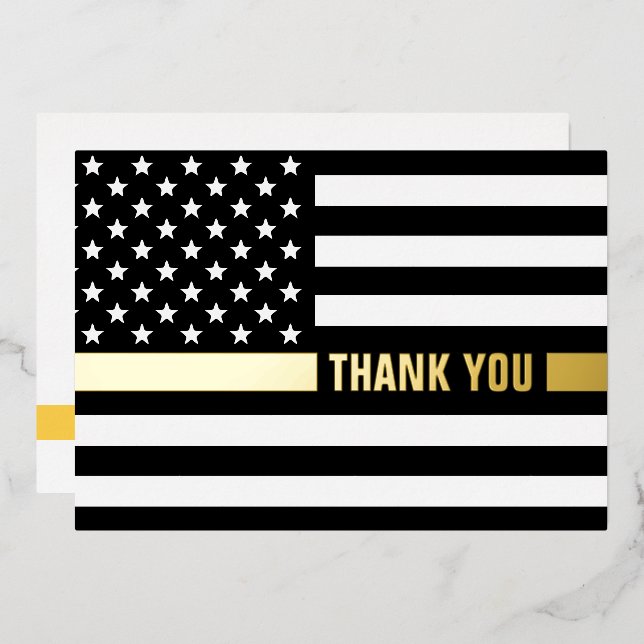 Custom Dispatchers Thin Gold Line Appreciation  (Front/Back)