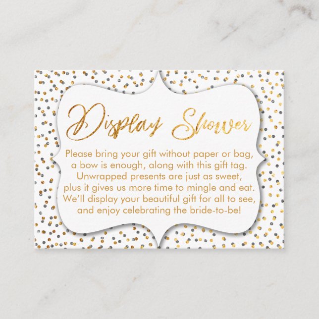 Custom Display Shower Insert (Front)