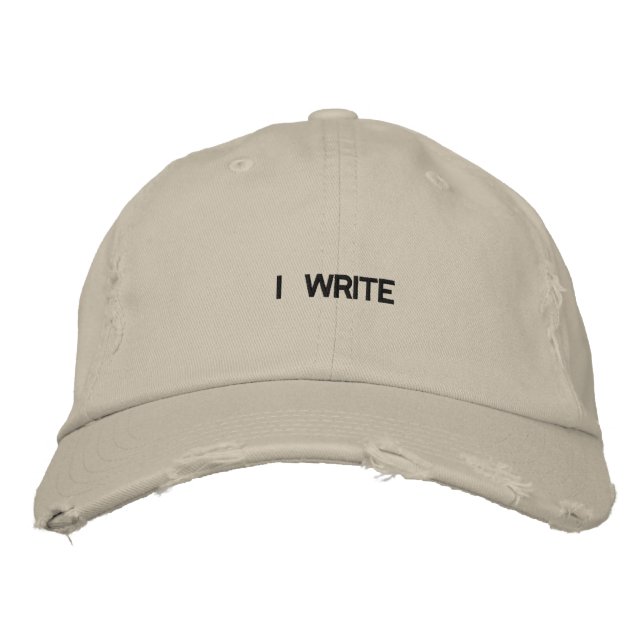 Custom Distressed Baseball Cap (Front)