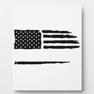 Custom Distressed Flag Plaque