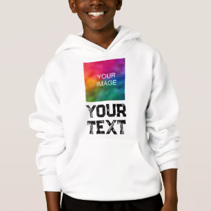 Custom Distressed Text Upload Image Kids Boys