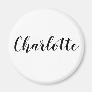 Custom DIY Magnet Name, Text, Monogram & Colour