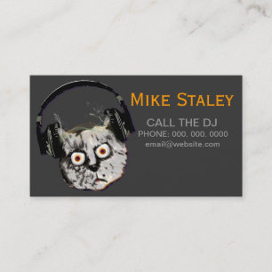 custom dj promotional idea business card
