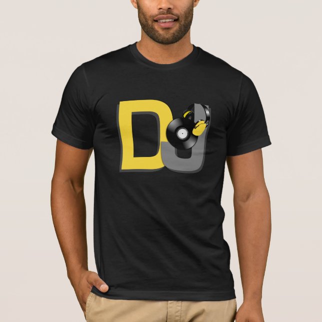 Custom DJ shirt - choose style & colour (Front)