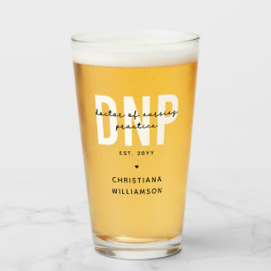 Custom DNP Doctor of Nursing Practice Graduation Glass