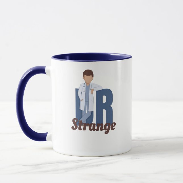 Custom Doctor Name Mug – Personalised DR gift (Left)