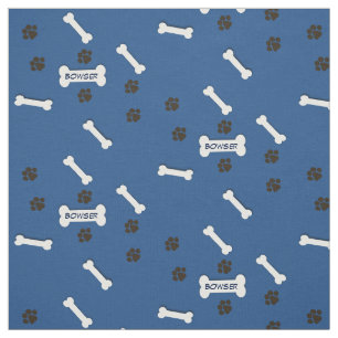 Custom Dog Bone Fabric
