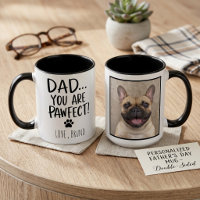Custom Dog Dad Photo Mug | Modern Cool Gift