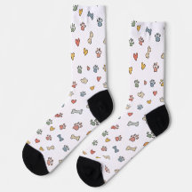 Custom Dog Face Socks Personalised Photo