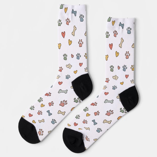 Custom Dog Face Socks Personalised Photo (Left)