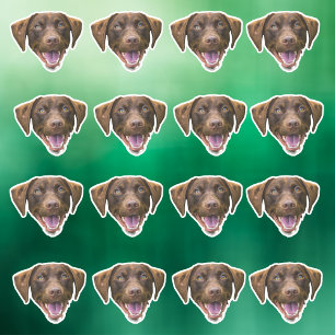 Custom Dog Face Sticker, Dog Lover Gifts, Dog Mom