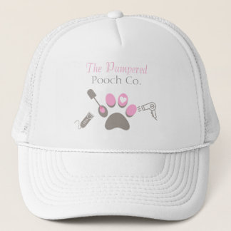 Custom Dog Grooming Business Branding Pet Salon Trucker Hat