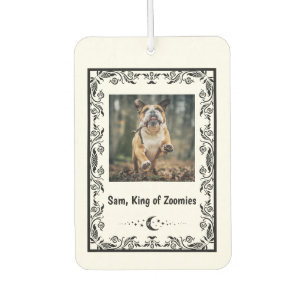 Custom Dog Lover Funny Keepsake Pet Photo Mum Dad Car Air Freshener