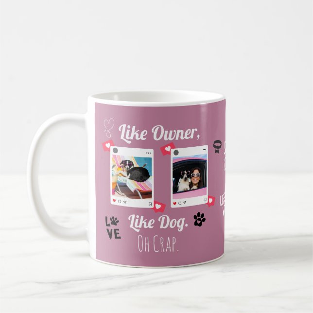 Custom Dog Lover Mug | Personalised Pet Photo Gift (Left)