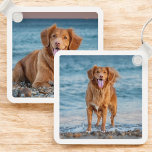 Custom Dog Lover Personalised Pet Photo Key Ring<br><div class="desc">Take your furry friend with you everywhere with this Custom Dog Lover Personalised Pet Photo Keychain. Upload your favourite photo of your dog to create a one-of-a-kind keepsake that’s perfect for keys, bags, or gifting. Whether it's a joyful snapshot, a puppy picture, or a beloved memory, this keychain turns your...</div>
