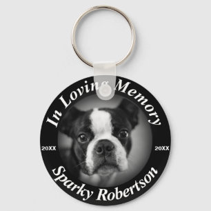 Custom Dog Memorial Key Ring
