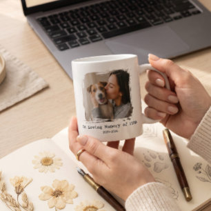 Custom Dog Memorial Photo Coffee Mug