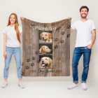 Custom Dog Memorial Rustic Wood Look