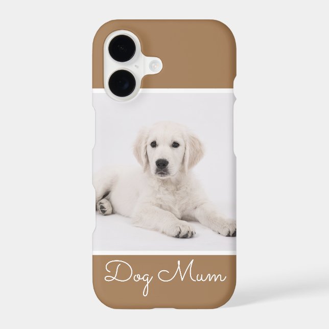 Custom Dog Mom Photo Script Simple Modern Minimal  (Back)