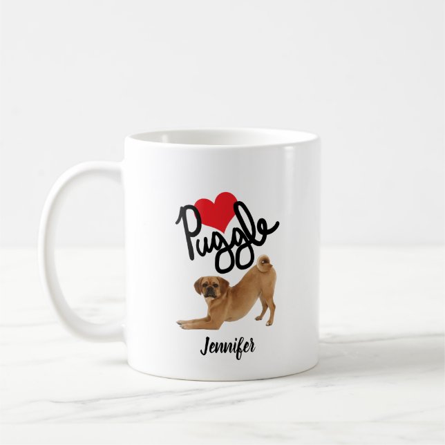 Custom Dog Mum Coffee Mug (Left)