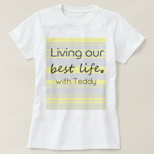 Custom Dog Name   Stylish Dog Mum T-Shirt