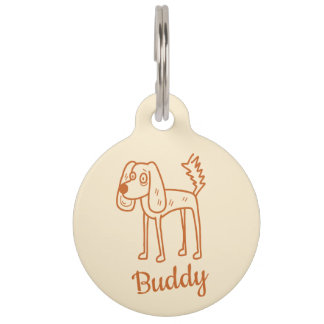 Custom Dog Pet ID Tag – Personalized Pet Name
