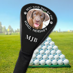 Custom Dog Pet Photo Personalised Monogram Golf Head Cover<br><div class="desc">Best Dad By Par ... Two of your favourite things , golf and your dog ! Now you can take your best friend with you as you play 18 holes . Customise these dog golf head covers with your dogs favourite photo and name . Great gift to all golf and...</div>