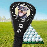 Custom DOG Photo Best DAD By Par Paw Prints Golf Head Cover<br><div class="desc">Best Dad By Par ... Two of your favourite things , golf and your dog ! Now you can take your best friend with you as you play 18 holes . Customise these golf head covers and matching golf accessories with your dogs favourite photo and name . Great gift to...</div>