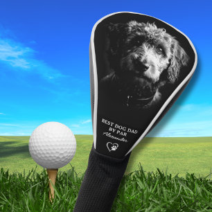 Custom Dog Photo Best Doodle Dad By Par Golf Head Cover