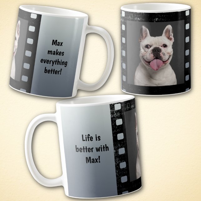Custom Dog Photo Coffee Mug (Capture your favorite pet photo on this custom mug. Add name or fun quote to make it your own. )