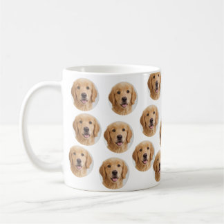 Custom Dog Photo | Cute Personalized Light Blue  Coffee Mug