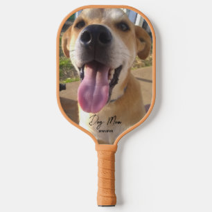 Custom Dog Photo Dog Mom Mothers Day Pickleball Paddle