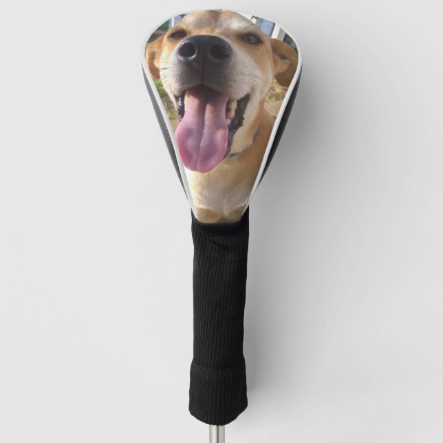 Custom Dog Photo  Golf Head Cover (Front)