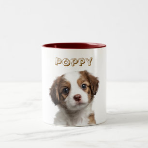 Custom Dog Photo Mug - Personalized Name